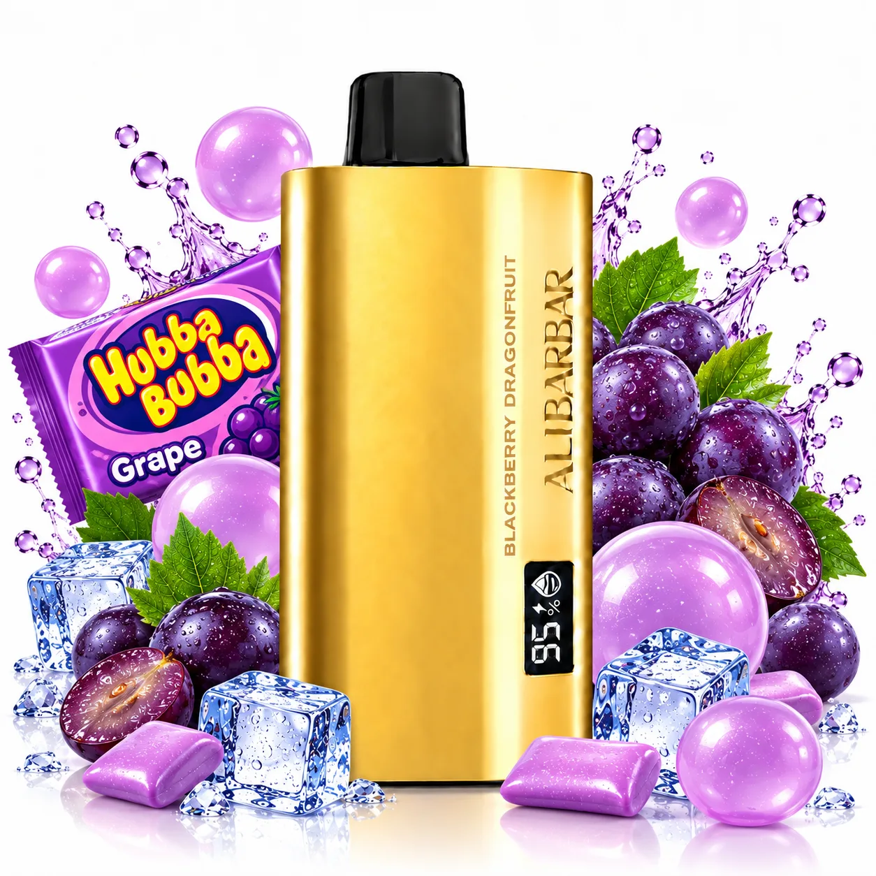 ALIBARBAR TEQ 12000 Puffs –Hubba Bubba Grape