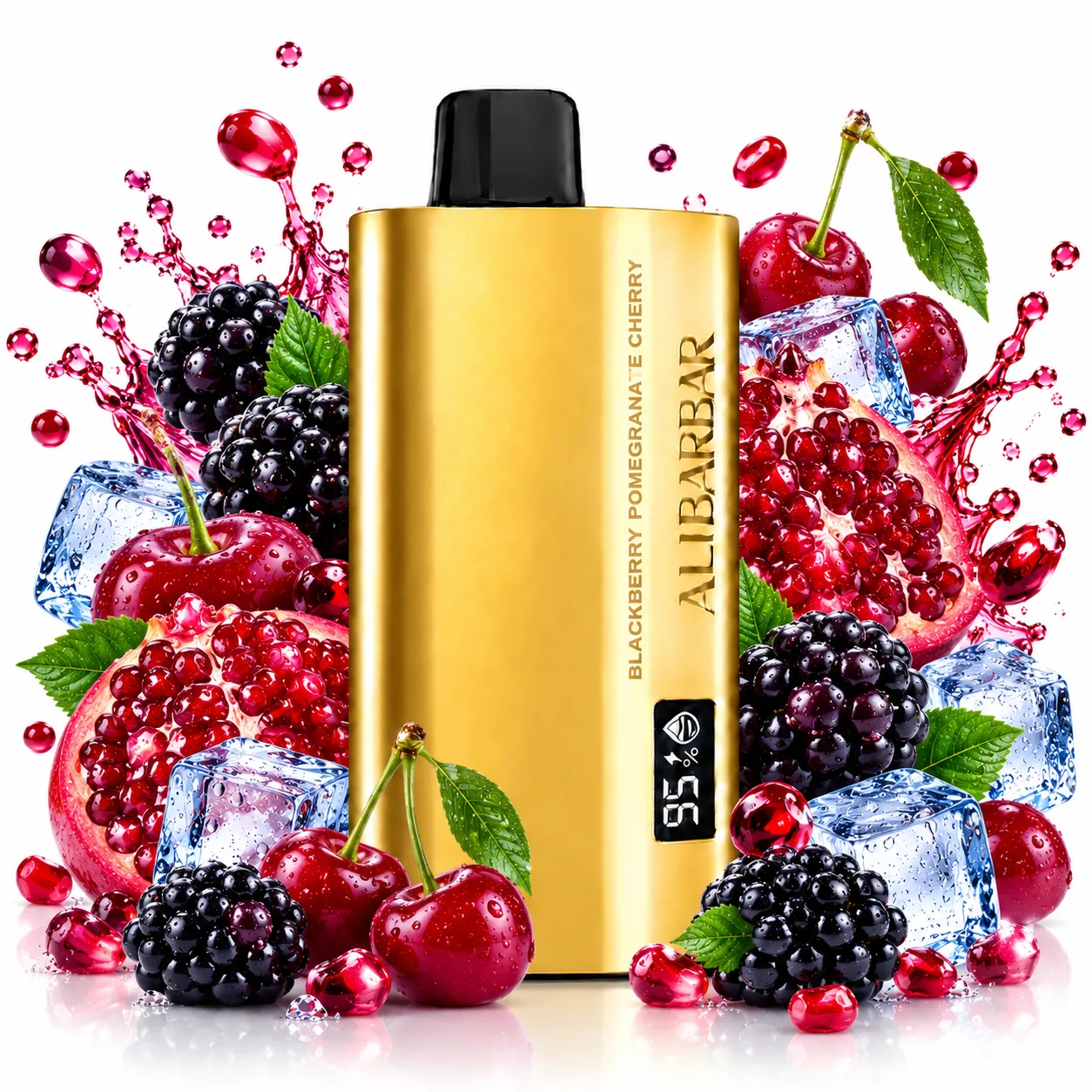 ALIBARBAR TEQ 12000 Puffs –Blackberry pomegranate Cherry