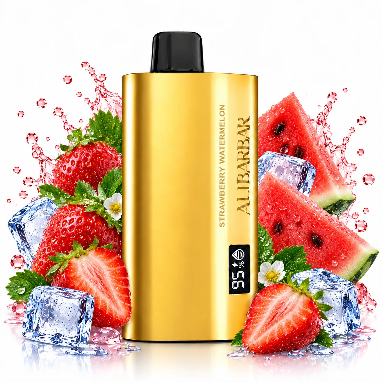 ALIBARBAR TEQ 12000 Puffs –Strawberry watermelon