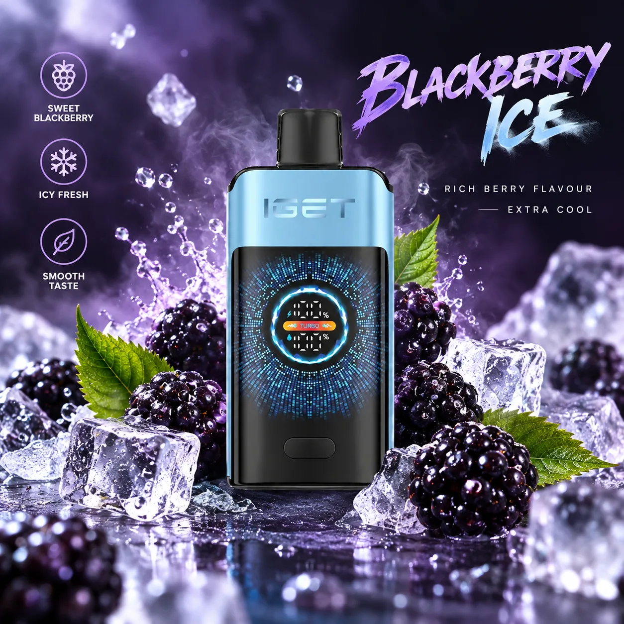 IGET One 12000 Puffs – Blueberry Raspberry